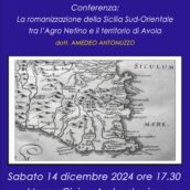 Noto: al Museo Civico Archeologico conferenza dell’Archeoclub…