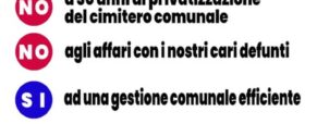 Cimitero di Noto: i Dis/Amministratori disertano il pubblico dibattito!