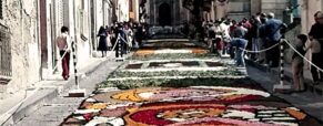 Nuzzo Monello sull’Infiorata del Maggio 1988